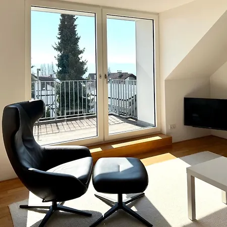 Apartmán 180 Grad Im 2 Og Mit Panoramafenster Und Bergblick Wasserburg