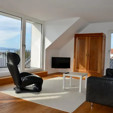 Διαμέρισμα 180 Grad Im 2 Og Mit Panoramafenster Und Bergblick Wasserburg